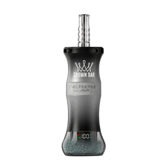 Vaper desechable Al Fakher Crown Bar E-Hose X 60K Grape Ice con 60000 caladas y sabor a uva helada
