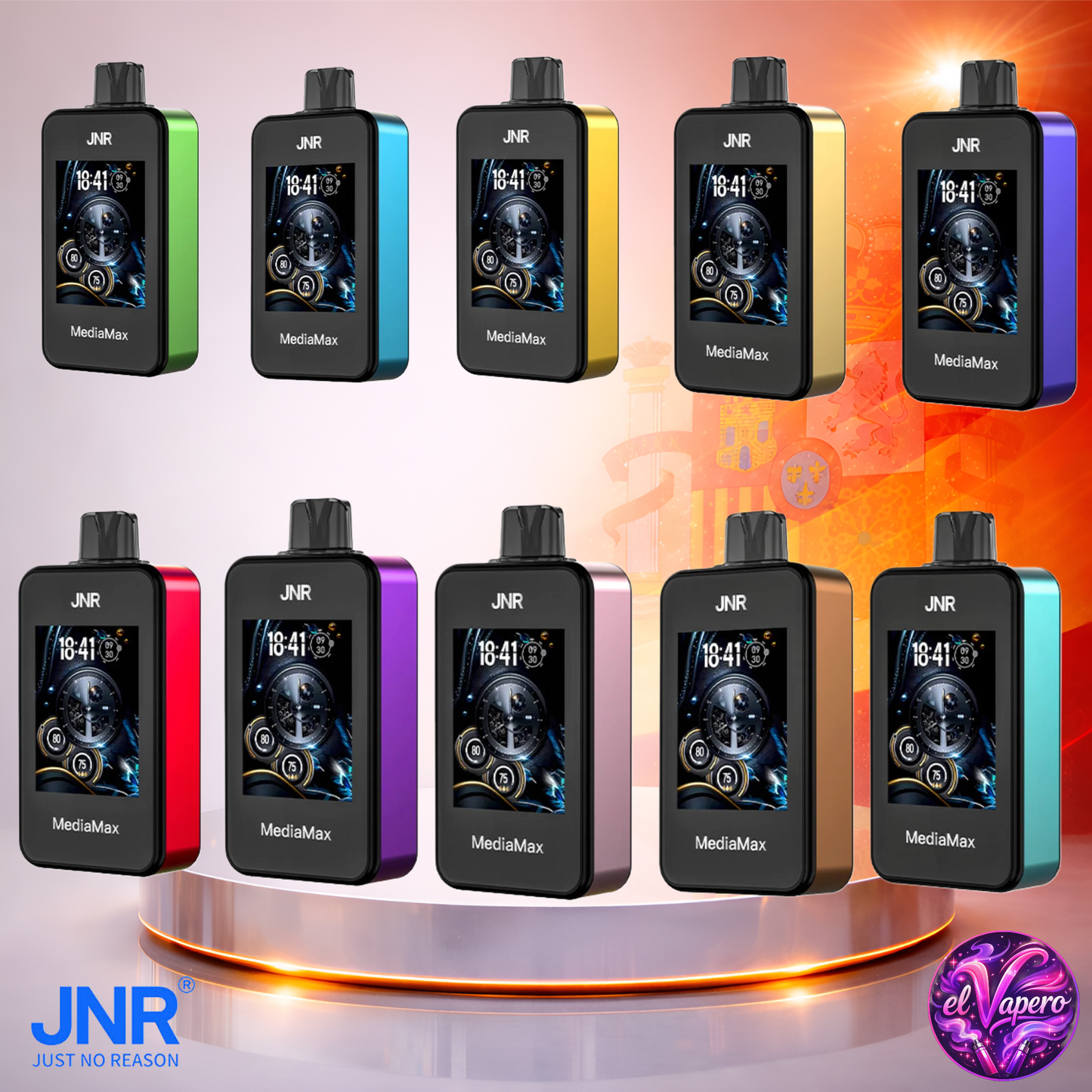 Vapers Desechables - Cigarrillo Electrónico - España - JNR - Media Max - 40K - Sabores 40000 Caladas - El mejor precio