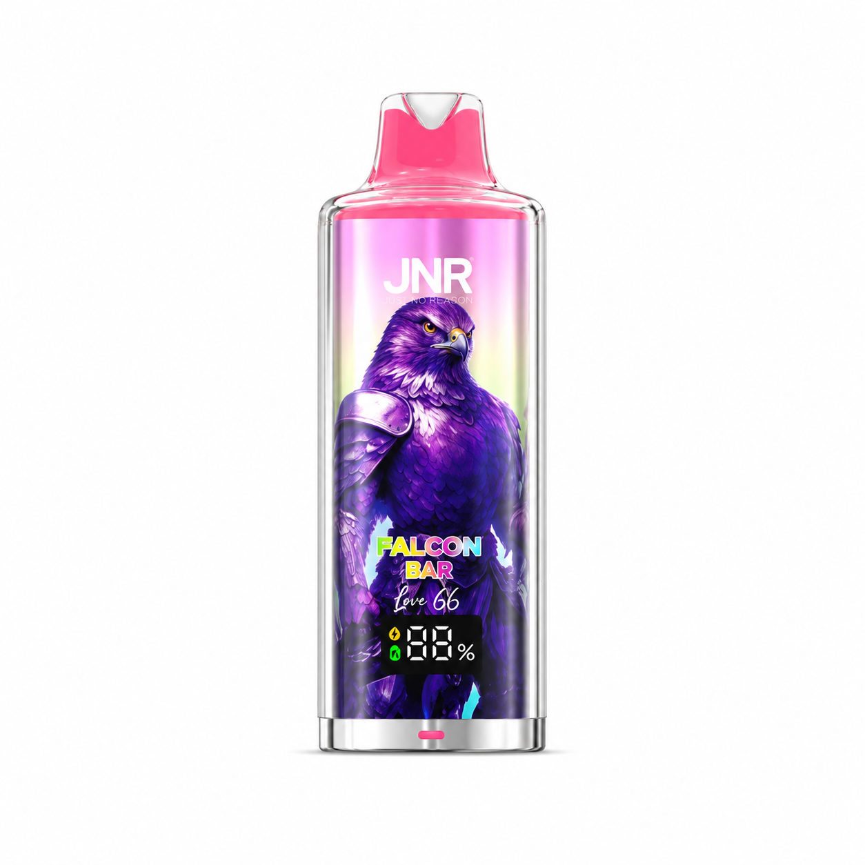 JNR Falcon Bar 48K Love 66 con 48000 caladas y sabor dulce, frutal y refrescante
