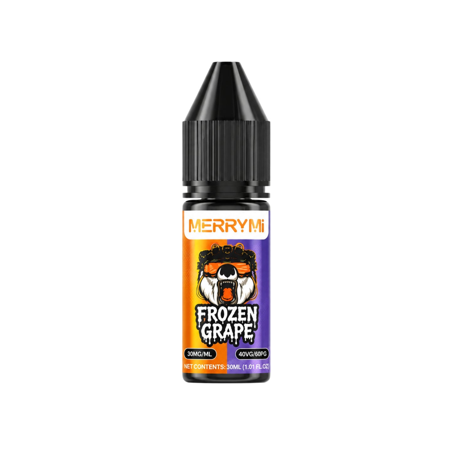 Sales de nicotina MerryMi Salts 30ml Frozen Grape con intenso sabor a uva helada para cigarrillo electrónico