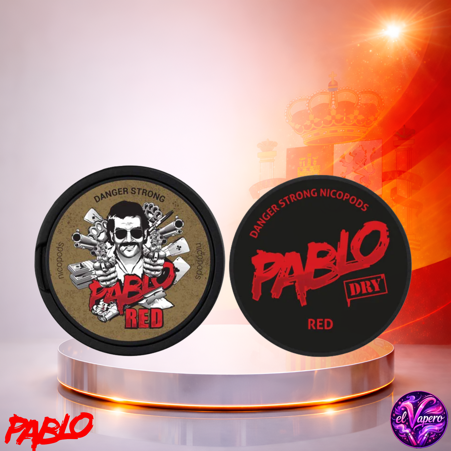 Vapers Desechables - Cigarrillo Electrónico - España - Snus - PABLO - 20 - Con Nicotina Sabores 1 24mg - El mejor precio