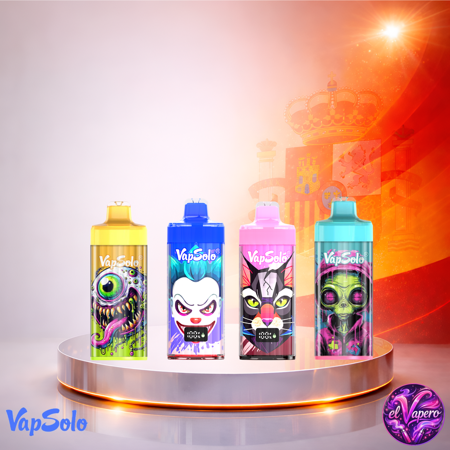 Vapers desechables - Cigarrillo electrónico - España - VapSolo King Pro - 40K - Sabores 3 40000 Caladas - El mejor precio