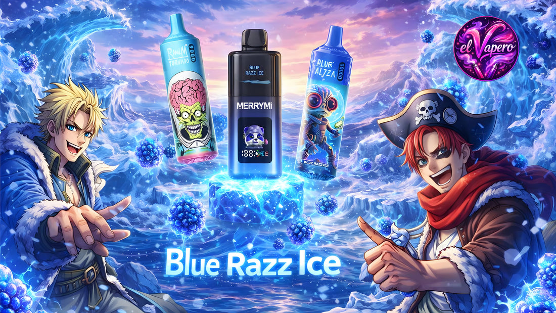 ¿Qué sabor es Blue Razz Ice?