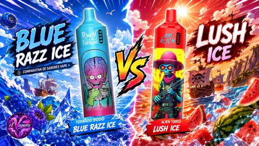Blue Razz Ice vs Lush Ice: ¿Qué sabor de vape elegir en España?