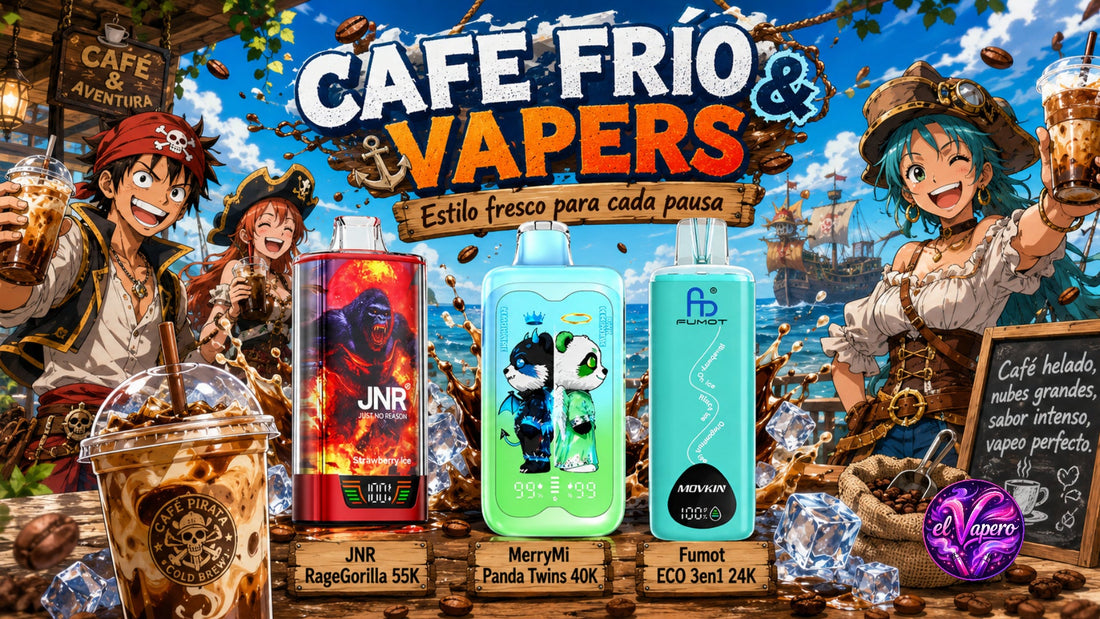 Café frío y vapers desechables: la combinación perfecta para un momento fresco y moderno