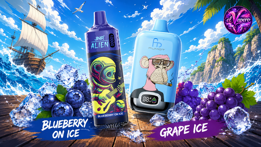 Cigarrillos electrónicos: Blueberry On Ice vs Grape Ice, la comparativa definitiva