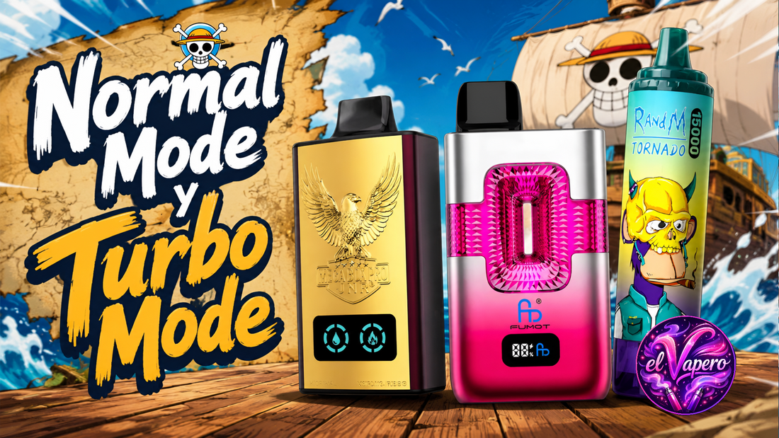 ¿Qué diferencia hay entre los cigarrillos electrónicos Normal Mode y Turbo Mode?