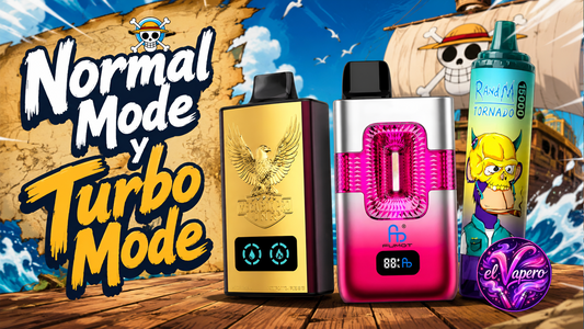¿Qué diferencia hay entre los cigarrillos electrónicos Normal Mode y Turbo Mode?