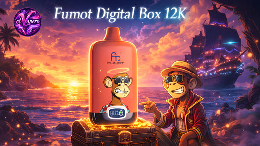 Fumot Digital Box 12K: el vaper desechable con muchas caladas que está dominando el mercado