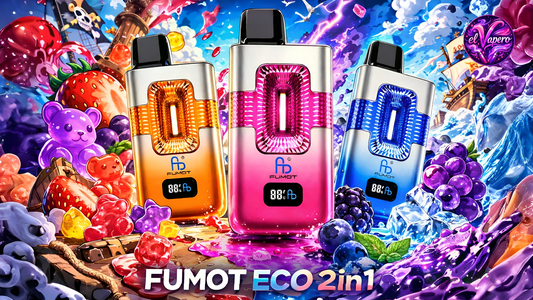 Fumot ECO 2en1 50K: el nuevo vaper recargable con 50000 caladas que revoluciona el vapero