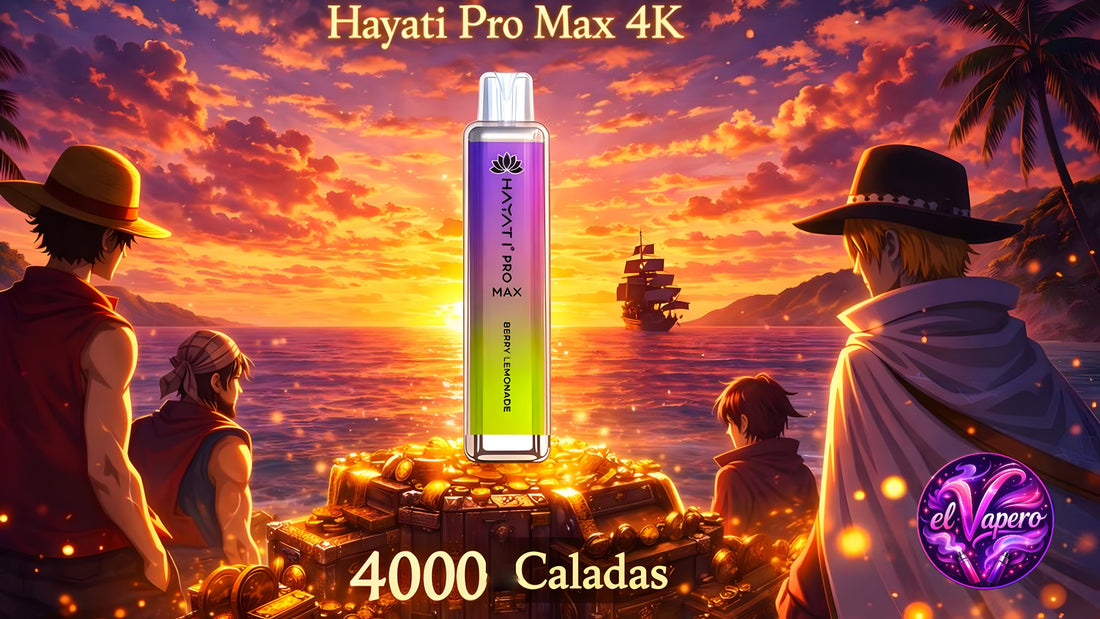 Hayati Pro Max 4K: muchas caladas y rendimiento en vapers desechables