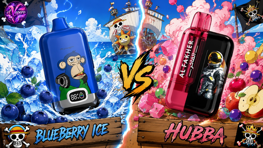 Hubba VS Blueberry Ice: dos sabores de vape que destacan por razones muy diferentes