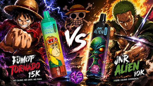 JNR Alien 10K vs Fumot Tornado 15K: ¿Cuál vape desechable merece más la pena en 2026?