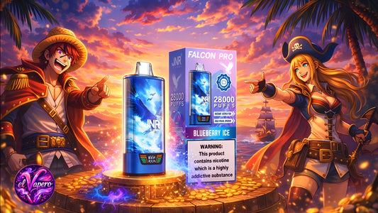 JNR Falcon Pro 28K: sabores intensos en uno de los mejores vapers desechables con muchas caladas