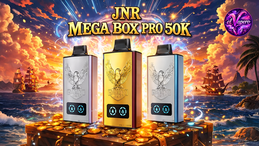 Tipos de vapers: descubre el JNR Mega Box Pro 50K entre los cigarrillos electrónicos