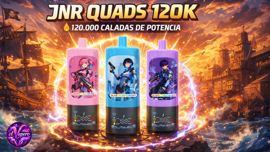 JNR Quads 120K: El Vaper Desechable de 120000 Caladas que Está Revolucionando el Mercado