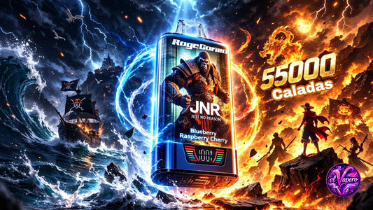 JNR RageGorilla 55K – Pack Ultra Completo de Vaper Desechable con Máximas Caladas