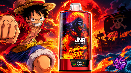 JNR RageGorilla 55K Vaper Desechable: potencia, autonomía y sabores intensos