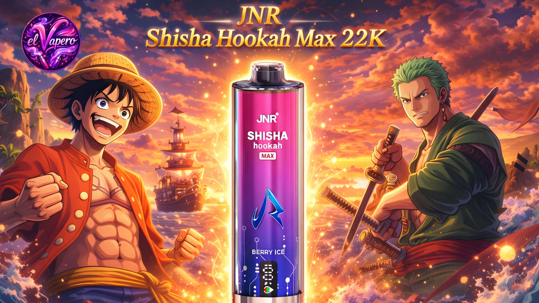JNR Shisha Hookah Max 22K: el mejor vaper desechable con muchas caladas
