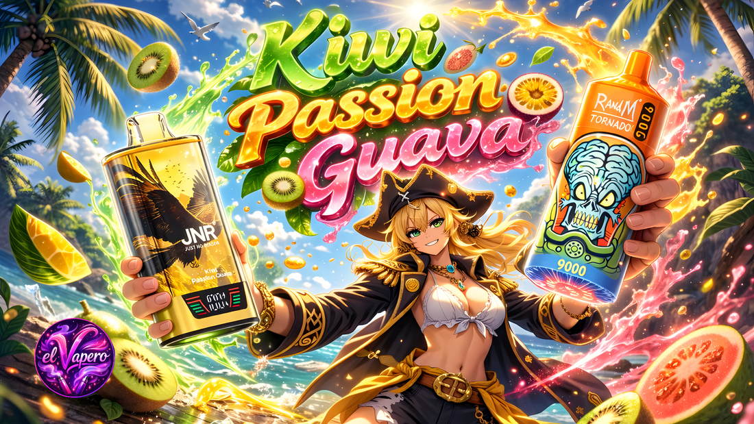 ¿Qué sabor es Kiwi Passion Guava?