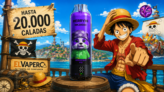 MerryMi MK20000 20K Vaper Desechable: diseño, autonomía y hasta 20.000 caladas