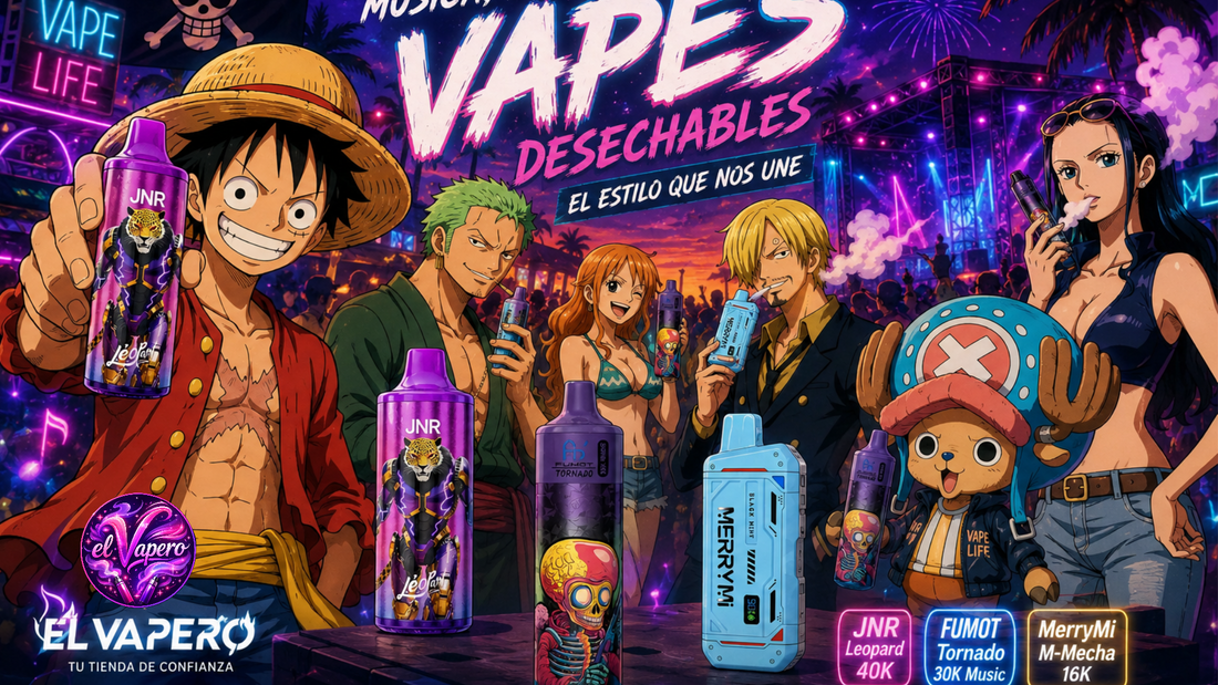 La conexión entre música, fiestas y vapes desechables