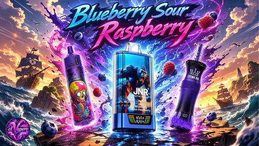 ¿Qué sabor es Blueberry Sour Raspberry?