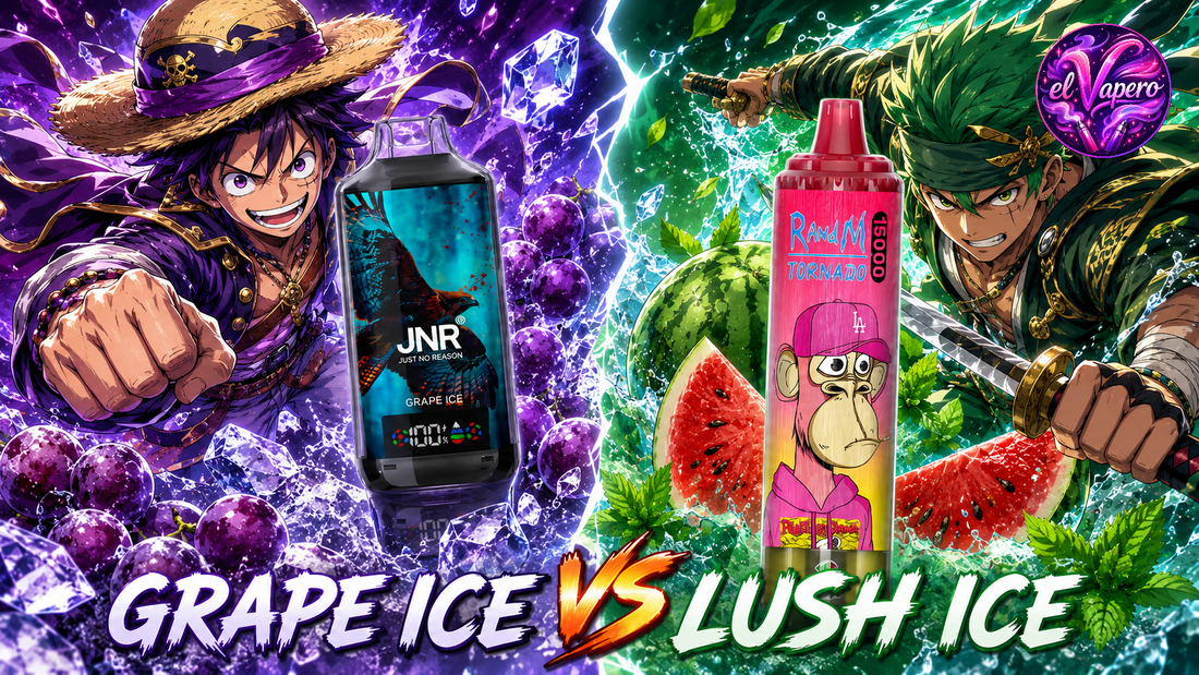 Sabores vaper: Grape Ice VS Lush Ice, ¿cuál elegir?