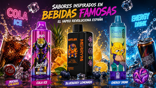 Los sabores inspirados en bebidas famosas que están revolucionando el vapeo en España