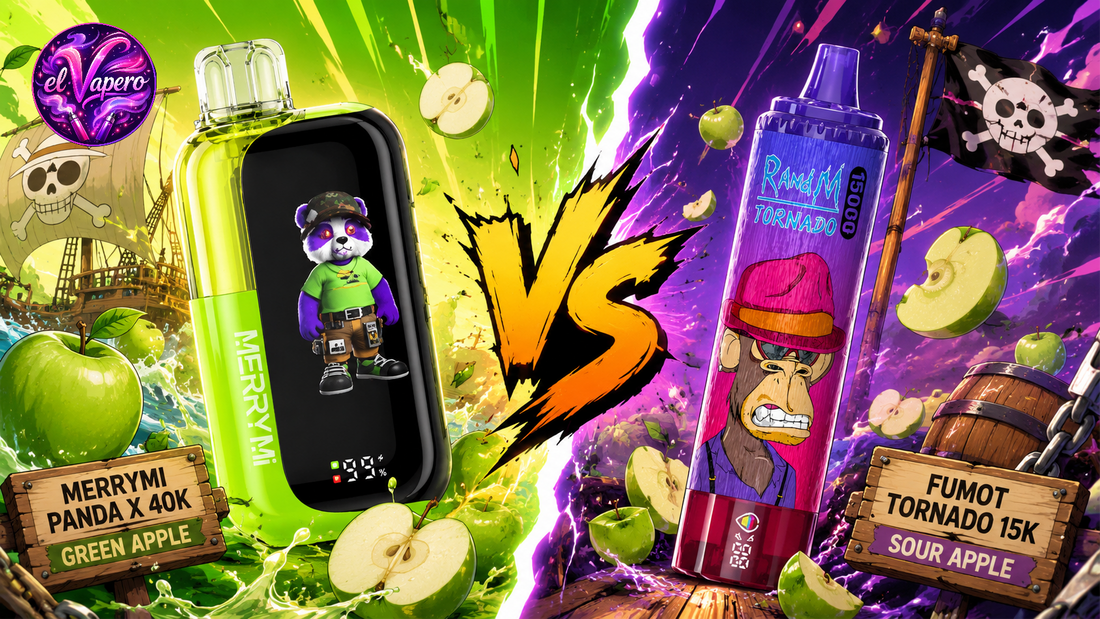 Sabores vaper: La sorprendente batalla Green Apple vs Sour Apple