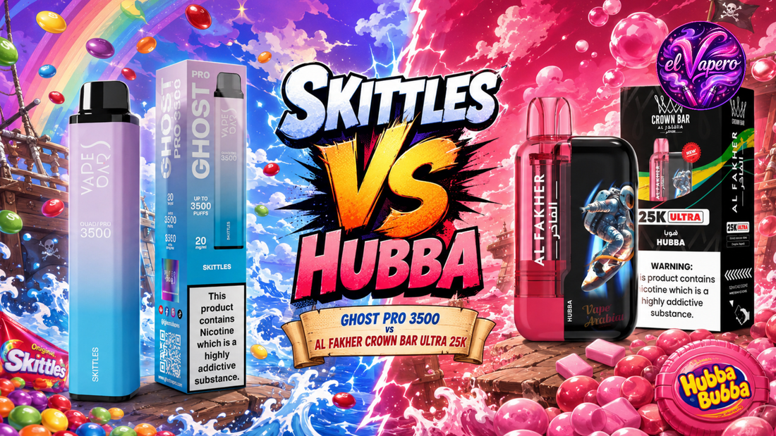 Skittles vs Hubba: ¿qué sabor de vaper es mejor?
