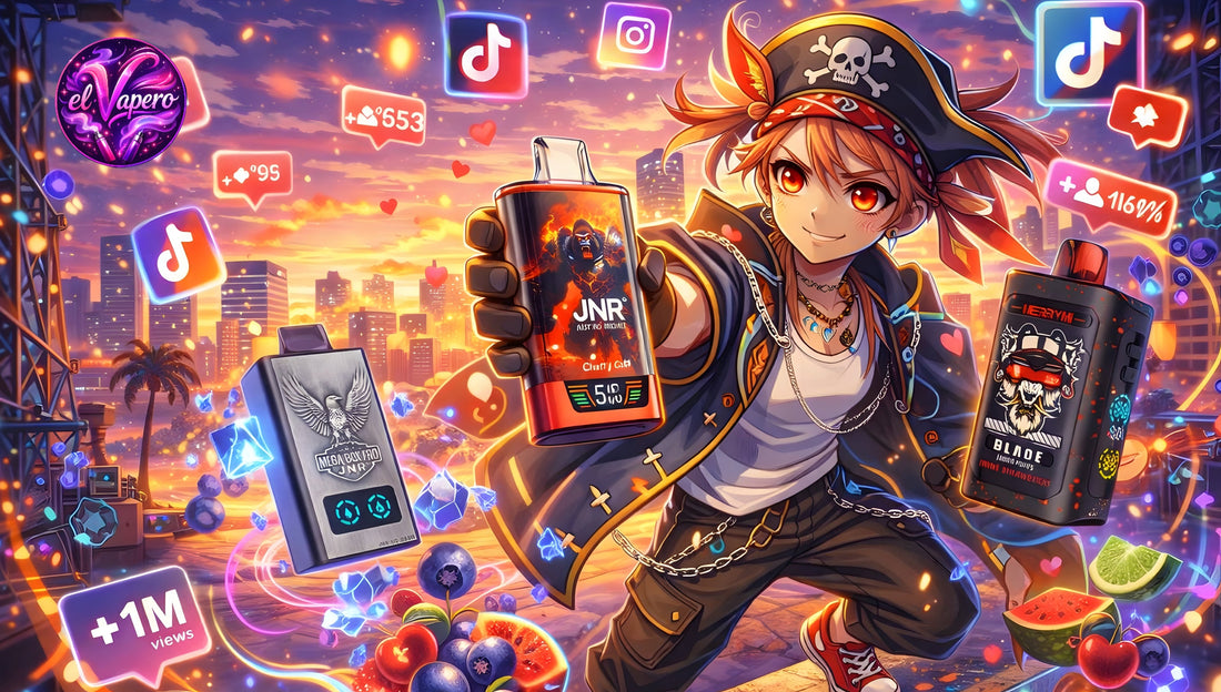 Top sabores de vape en España 2026: tendencias de TikTok, Instagram y estilo urbano