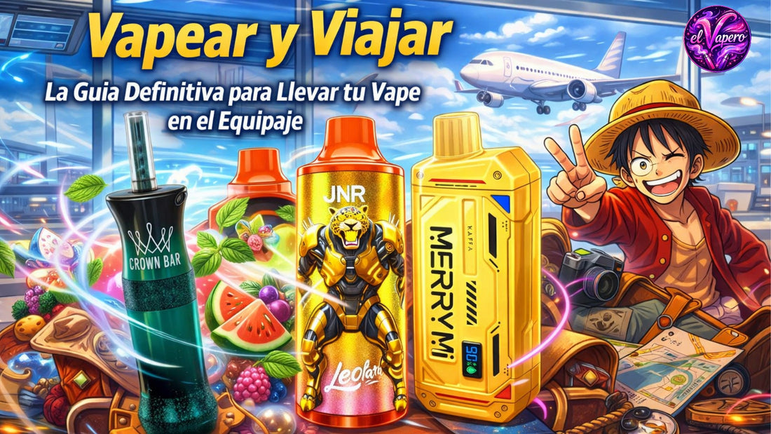 Guía sobre sabores vaper y vapers desechables para viajes con cigarrillos electrónicos