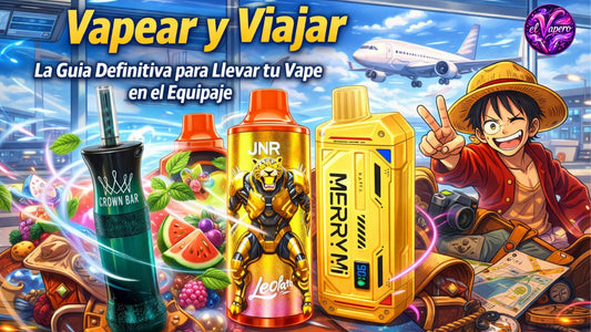 Guía sobre sabores vaper y vapers desechables para viajes con cigarrillos electrónicos