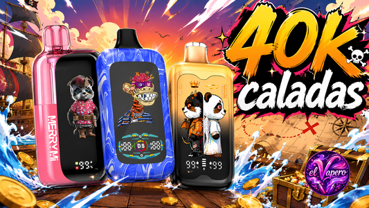 Vaper 40k: descubre la increíble colección de 40000 caladas