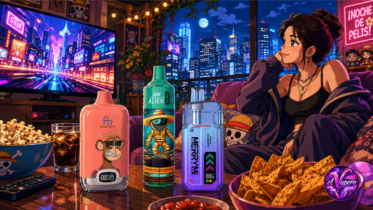 Vaper desechable en casa: series, música y sabores vaper para una noche tranquila
