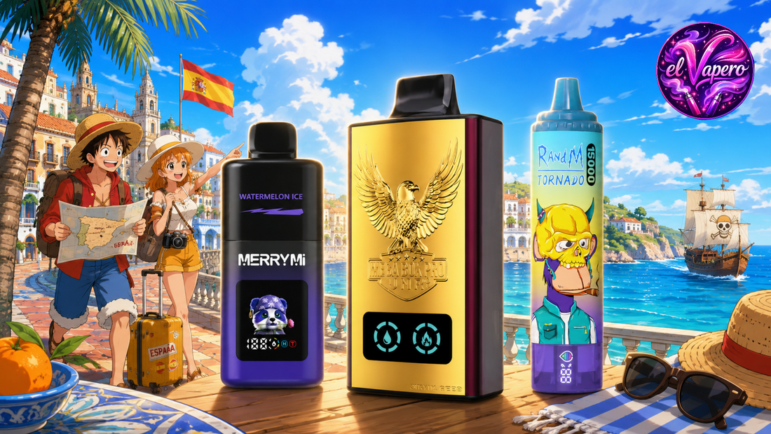 Vapes desechables para turistas en España: guía rápida de sabores y formatos