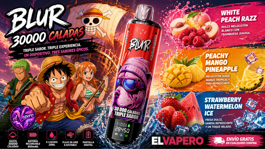 ¿Qué sabor es White Peach Razz / Peachy Mango Pineapple  / Strawberry Watermelon Ice ?