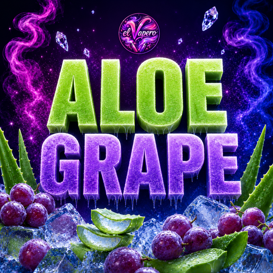 Vapers Desechables Aloe Grape 🌿🍇