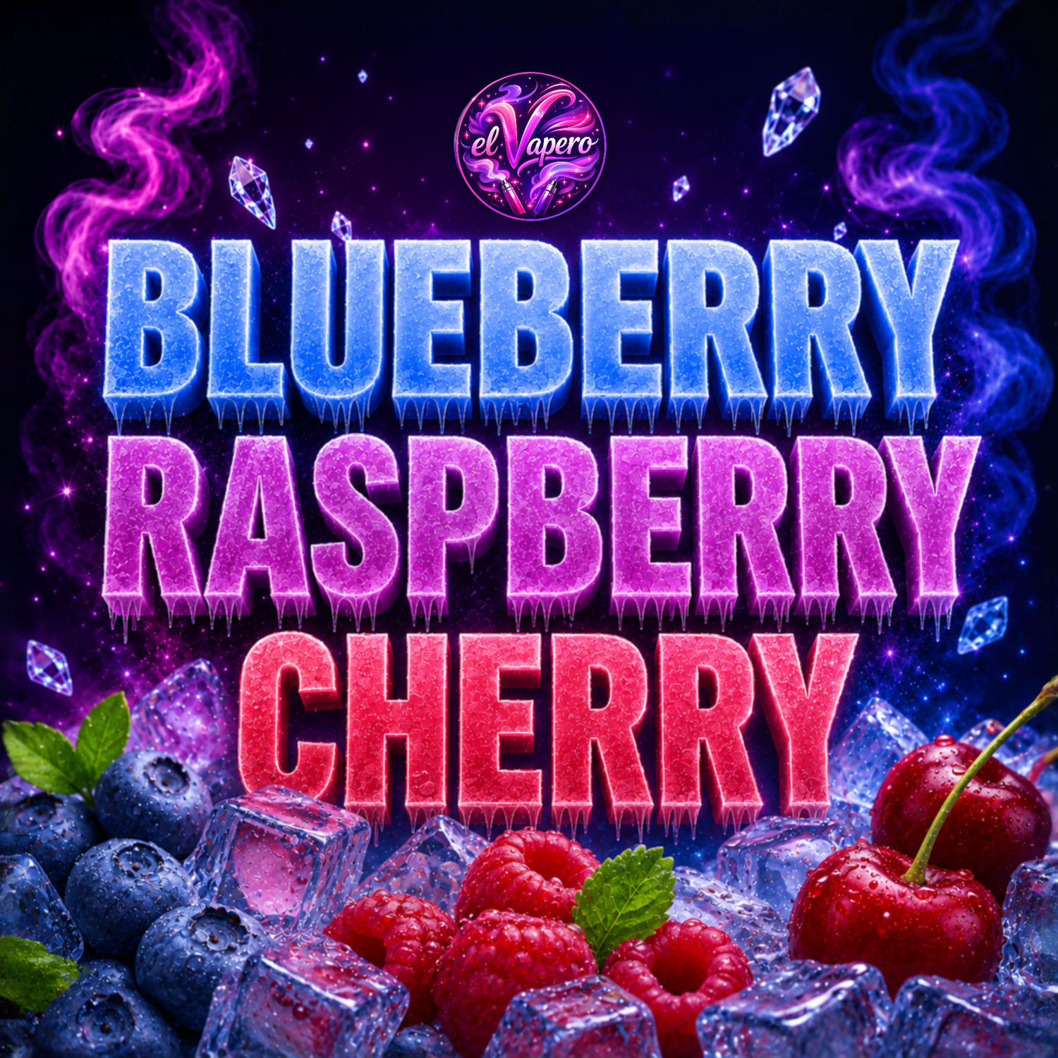 Vapers Desechables Blueberry Raspberry Cherry 🫐🍓🍒