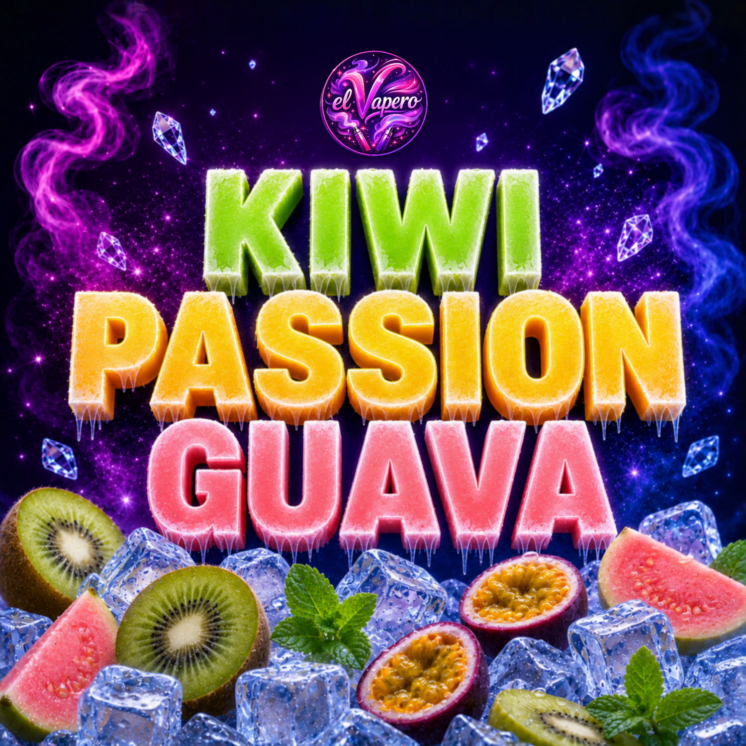 Vapers Desechables Kiwi Passion Guava  🥝💛