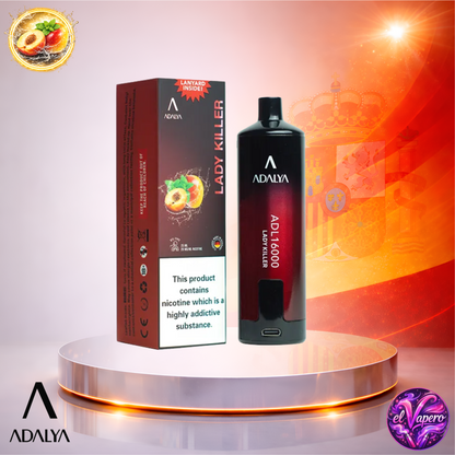 Vapers Desechables - Cigarrillo electrónico - España - Adalya - 16K - Lady Killer 16000 Caladas - Los más baratos