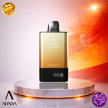 Vapers Desechables - Cigarrillo electrónico - España - Adalya - ADC25000 - 25K - Pineapple Slice 25000 Caladas - Más baratos