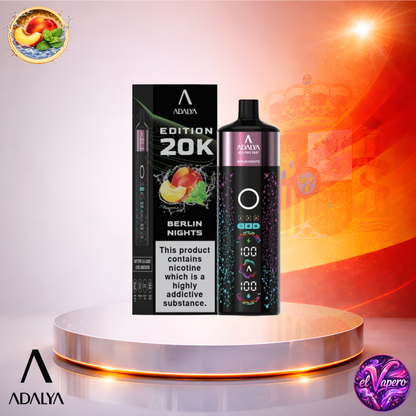 Vapers Desechables - Cigarrillo electrónico - España - Adalya - ADL - PRO360 - 20K - Berlin Nights 20000 Caladas - El mejor precio