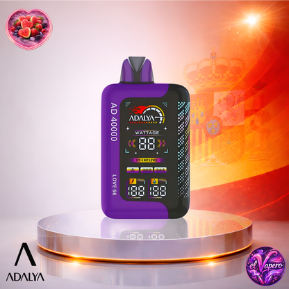 Vapers Desechables - Cigarrillo electrónico - España - Adalya - Aurora - 40K - Love 66 40000 Caladas - Los más baratos