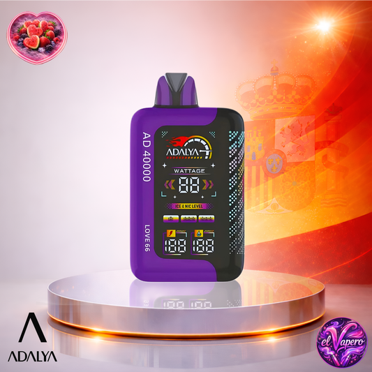 Vapers Desechables - Cigarrillo electrónico - España - Adalya - Aurora - 40K - Love 66 40000 Caladas - Los más baratos