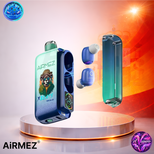 Vapers Desechables - Cigarrillo Electrónico - España - AirMez X Beats 40K - Mr Blue - 40000 Caladas - El mejor precio