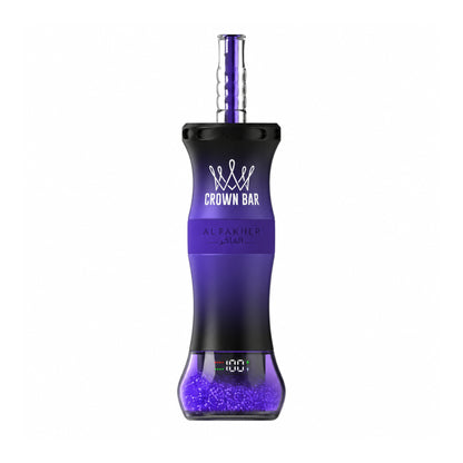 Vaper desechable Al Fakher Crown Bar E-Hose X 60K Blueberry Sour Raspberry con hasta 60000 caladas y sabor intenso a arándano y frambuesa ácida