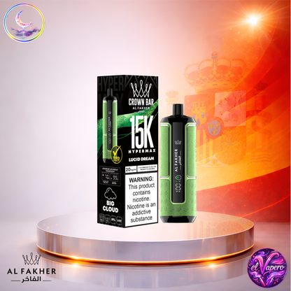 Vapers Desechables - Cigarrillo electrónico - España - Al Fakher - HyperMax - 15K - Lucis Dream 15000 Caladas - El mejor precio