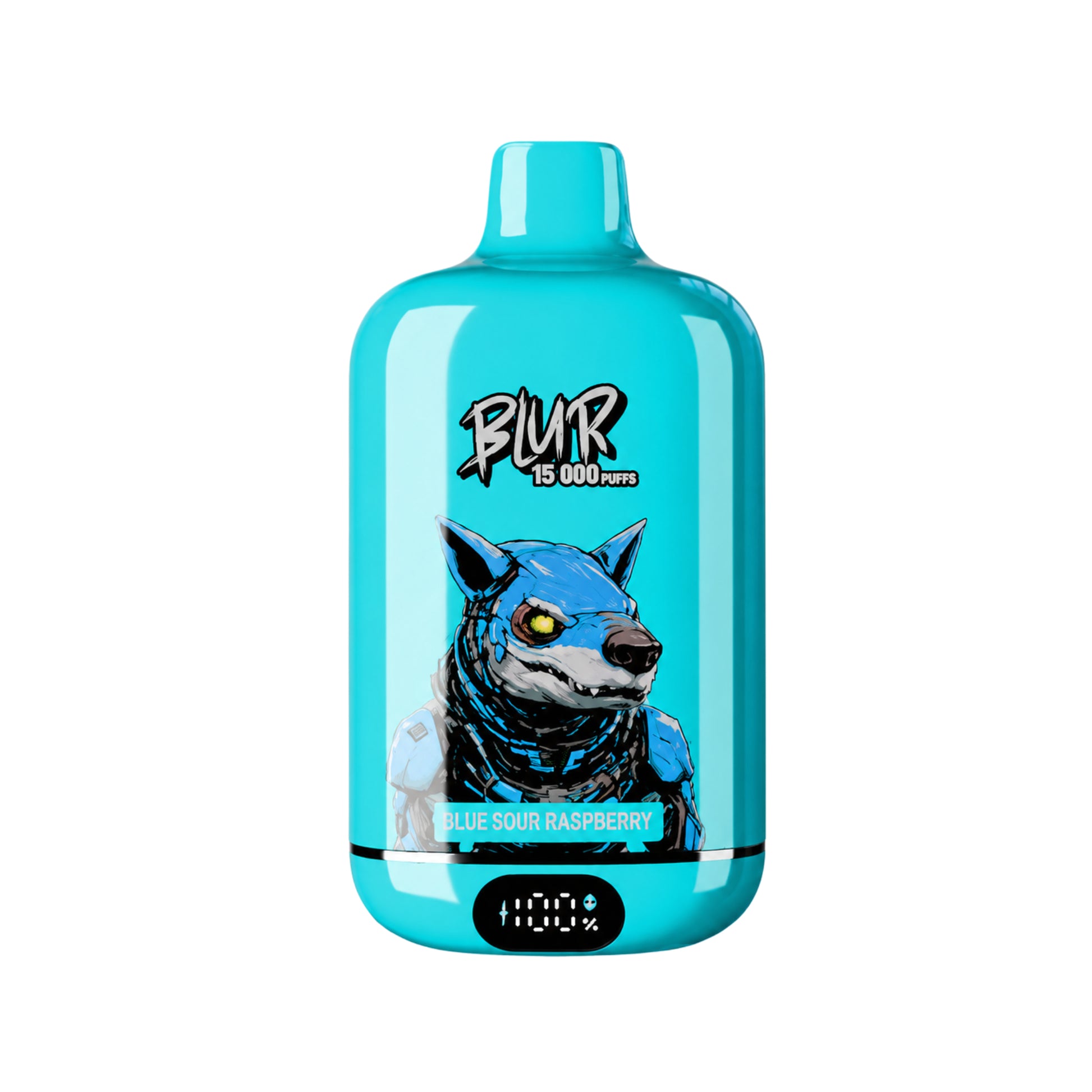 Vaper desechable Blur 15000 Blueberry Sour Raspberry con hasta 15000 caladas y sabor a arándano con frambuesa ácida